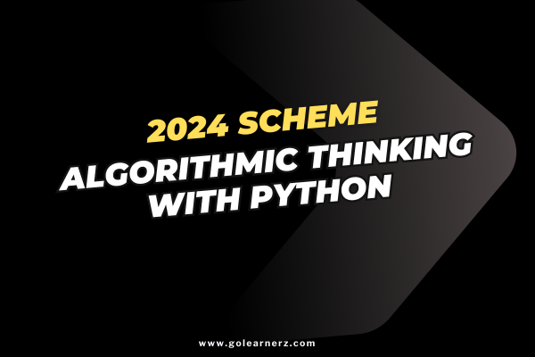KTU Algorithmic Thinking with Python Crash Course | UCEST105